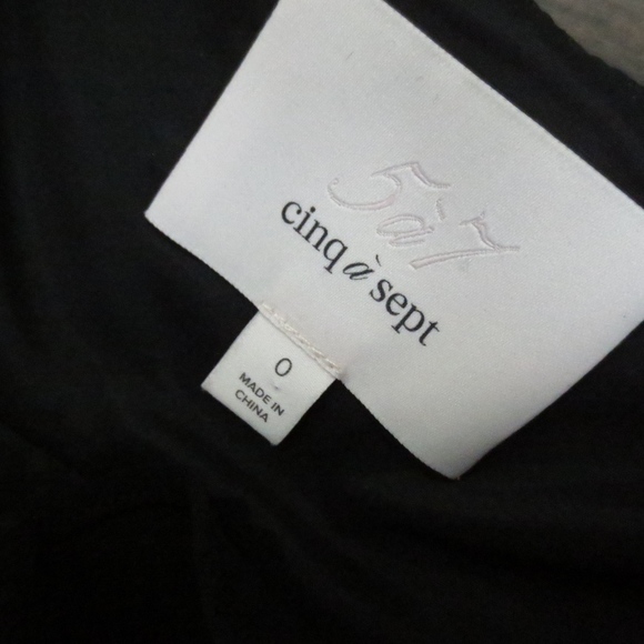 Cinq a sept little black mini dress size 0 - Picture 6 of 6